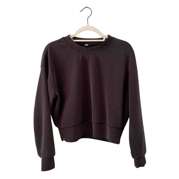 Lululemon Softstreme Crew Pullover Sweatshirt Gray Size 2 750E - Picture 12 of 12